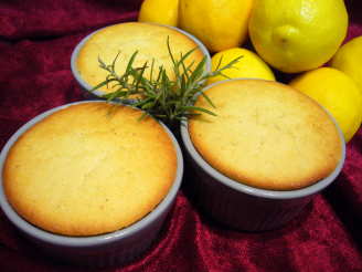 Rosemary-Lemon Custard Cakes