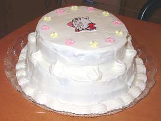 White Chocolate Wedding Cake