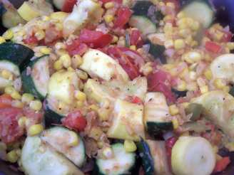 Zucchini,  Corn,  and Tomato  Combo