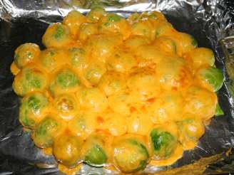 Brussels sprouts, with cheese