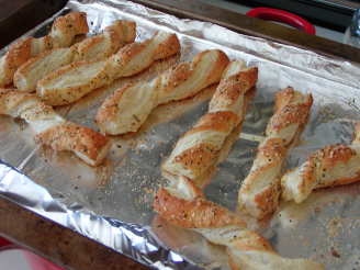 Puff Pastry Cheese Stick Appetizers