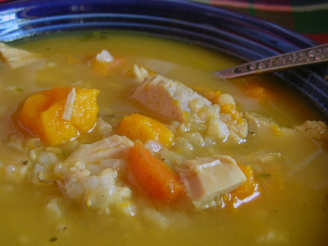 Duck Soup With Brown Rice and Yams