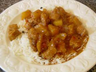 Crock Pot Pork and Pineapple Curry
