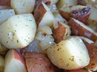 New Potatoes in Garlic Butter