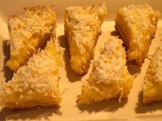 Coconutty Lemon Triangles