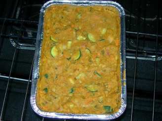 Curried Mung Beans With Rhubarb and Yams