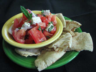 Grilled Pita Salad