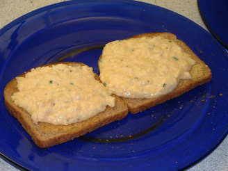 Scrambled Eggs and Cheddar Cheese