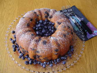 Wild Blueberry Bundt Cake
