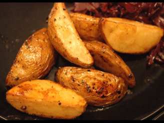 Oven Roasted Balsamic Potato Wedges