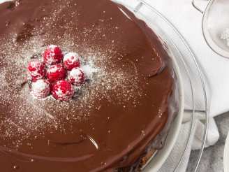 Chocolate Fantasy Cake With Chocolate Ganache Icing