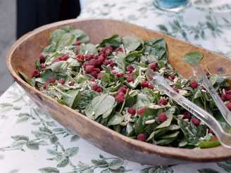 Raspberry and Spinach Salad