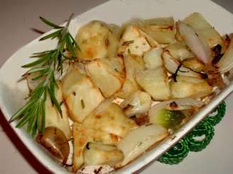 Roasted Potatoes With Red Onions