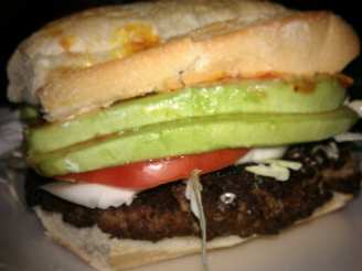 Chimichurri Burger (Dominican Hamburger)