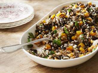 Wild Rice and Butternut Squash Stuffing With Almonds