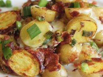 Slow-Cooked Bacon Cheese Potatoes