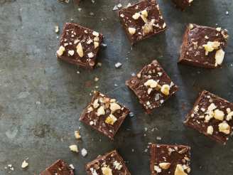 Salted Bittersweet Fudge With Toasted Walnuts