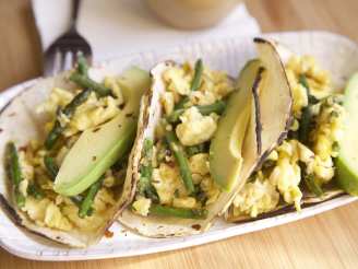 15 Minute Green Veggie Breakfast Tacos