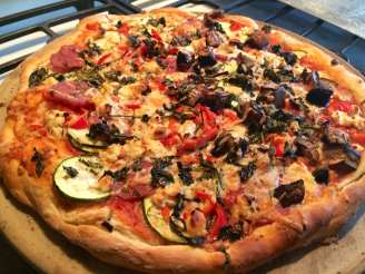 The Perfect (Mediterranean) Pizza; Made Con Amore #Ragu