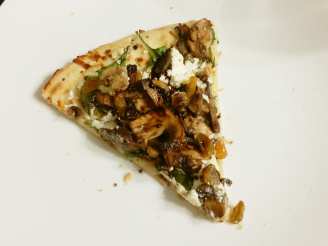 Mushroom, Spinach and Goat Cheese Flatbread