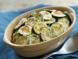 Parmesan-Ranch Baked Zucchini Coins