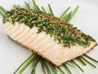 Broiled Salmon Fillets With Butter & Herbs