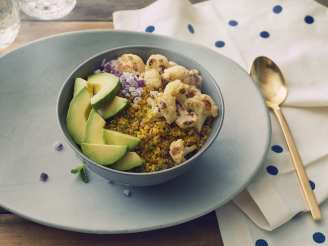 Golden Turmeric Cauliflower and Quinoa Bowls