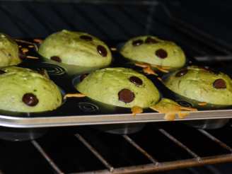 Vegan Matcha Green Tea Chocolate Chip Muffins