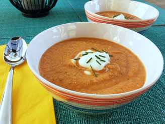 CHILLED ROASTED PEPPER SOUP