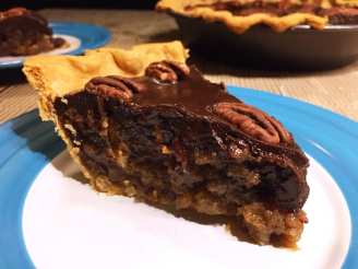 Next-Level Chocolate Bourbon Pecan Pie