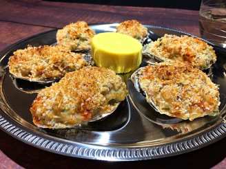 Oysters Bienville with Shrimp