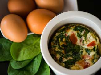 Egg and Spinach Pot