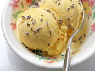 Lavender-Honey Ice Cream