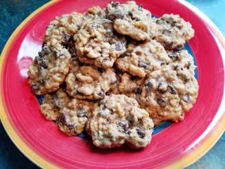 Nutty Chocolate Chip Oatmeal Cookies