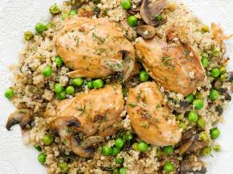 One Pot Braised Chicken With Quinoa