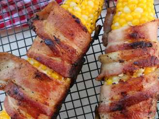All Natural Bacon Wrapped Corn on the Cob