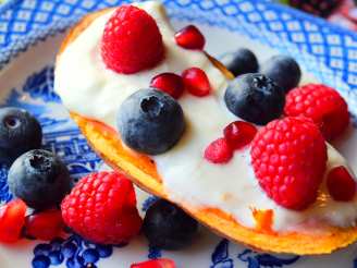 Sweet Potato Toast With Yoghurt & Berries