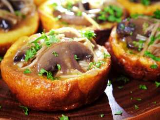 Gluten-Free Yorkshire Pudding With Mixed Mushroom Ragout