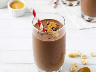 Chocolate Peanut Butter Cup Smoothie With Black Beans