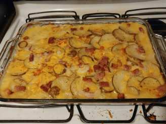 Cheesy Scalloped Potatoes & Ham