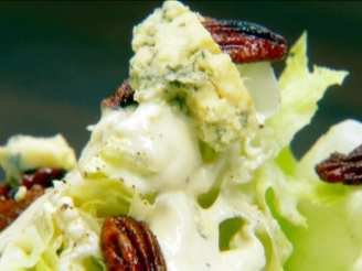 Wedge Salad With Blue Cheese Dressing and Spicy Beer Nuts
