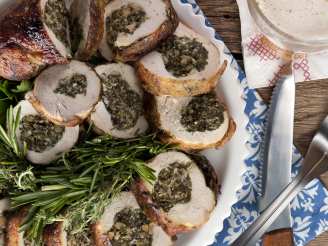 Goat Cheese and Herb Stuffed Chicken Roulade