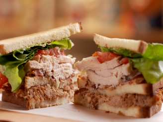 Turkey Confit Club Sandwich
