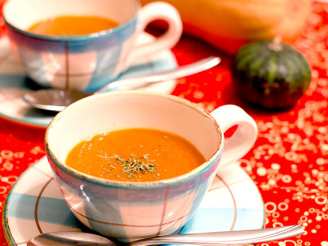 Roasted Red Pepper and Sweet Potato Soup (Gluten-Free)