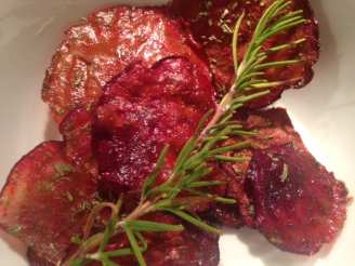 Beet Chips With Rosemary