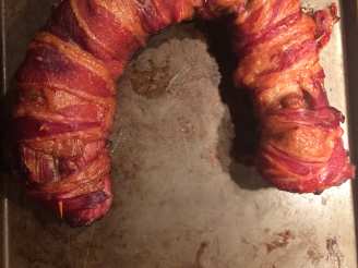 Sausage Stuffed Bacon Wrapped Venison Backstrap
