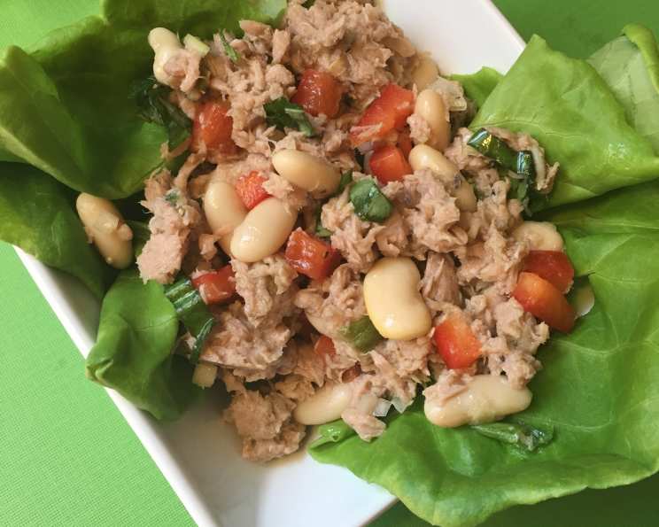 "Put Down Your Fork!" Tuna and Bean Salad Recipe