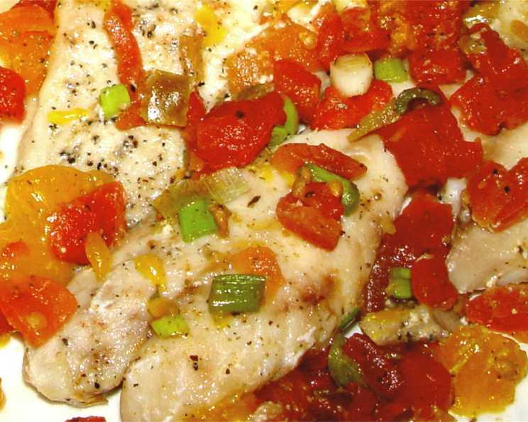 Baked Red Snapper With - Tomato Topping - Food.com