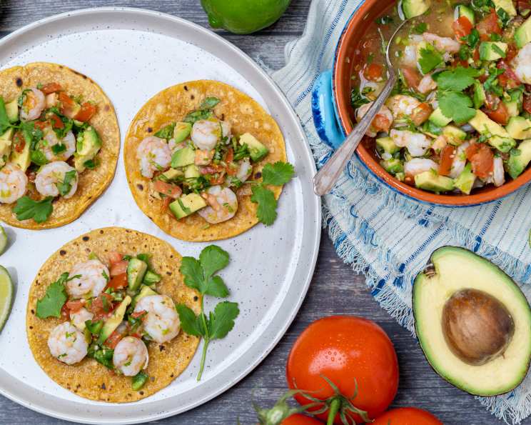 Ceviche Style Shrimp and Avocado Tacos Recipe - Food.com