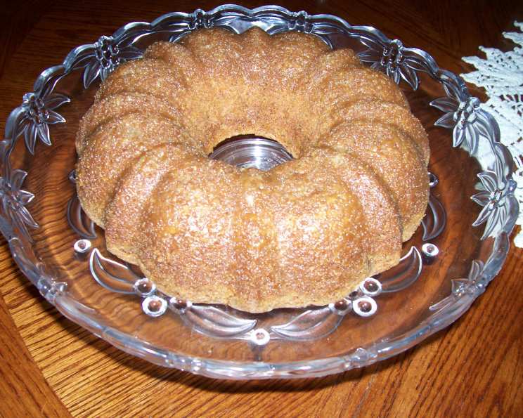 Pressure Cooker Plum Bundt Cake (Instant Pot Bundt cake recipe